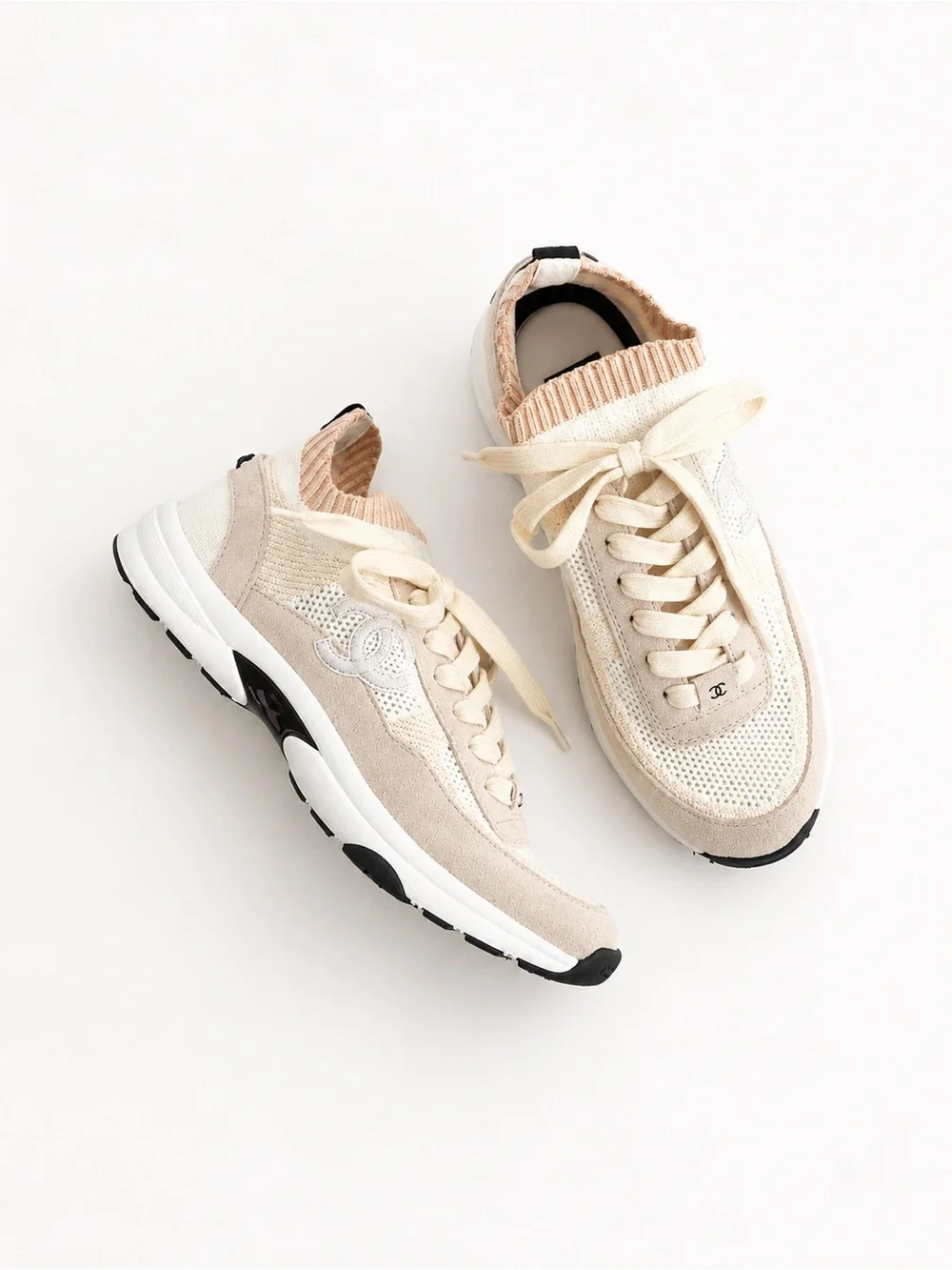 N/A knit suede